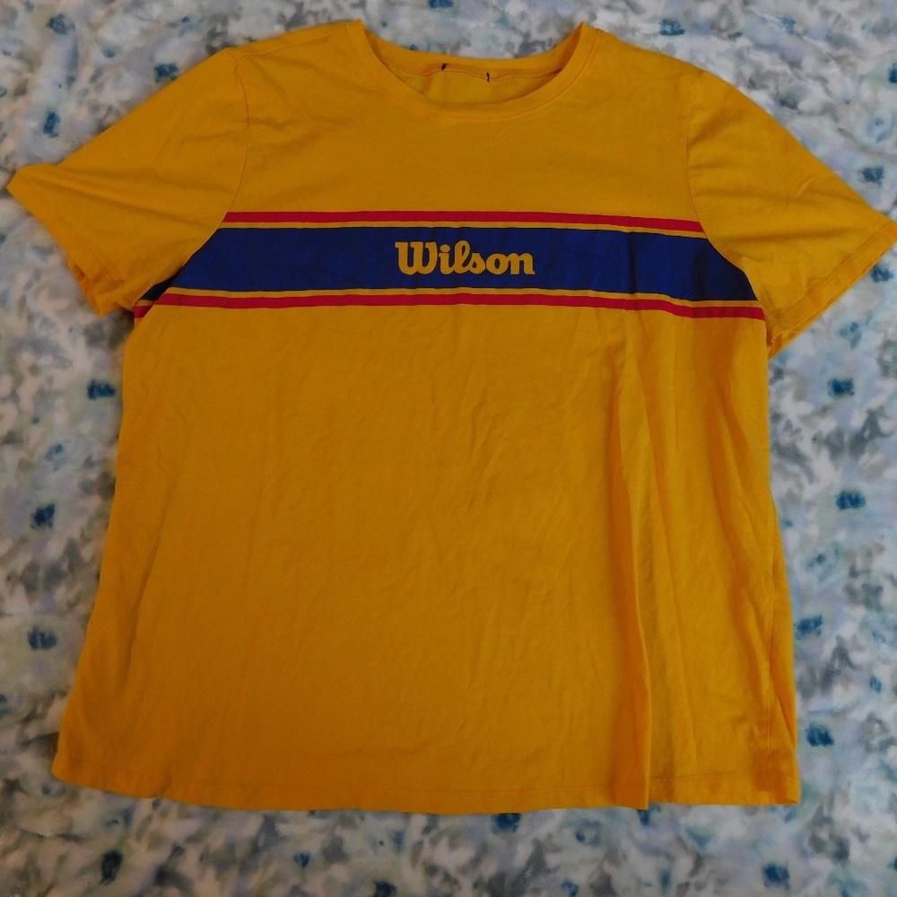 Yellow Wilson Tennis T-Shirt